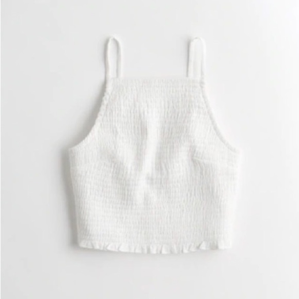 Forever 21 Smocked Crop Top